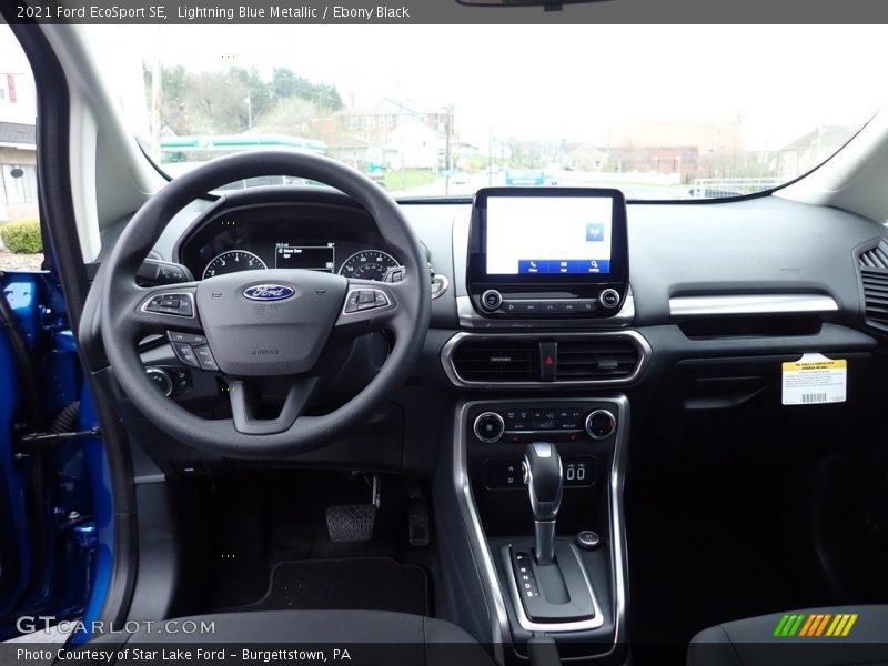 Lightning Blue Metallic / Ebony Black 2021 Ford EcoSport SE