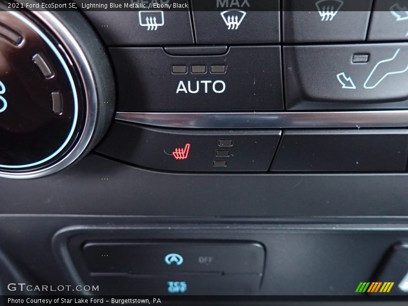 Lightning Blue Metallic / Ebony Black 2021 Ford EcoSport SE