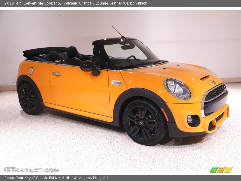  2018 Convertible Cooper S Volcanic Orange