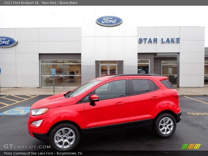 Race Red / Ebony Black 2021 Ford EcoSport SE