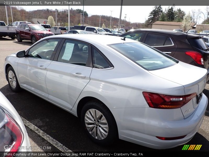 Pure White / Titan Black 2019 Volkswagen Jetta S