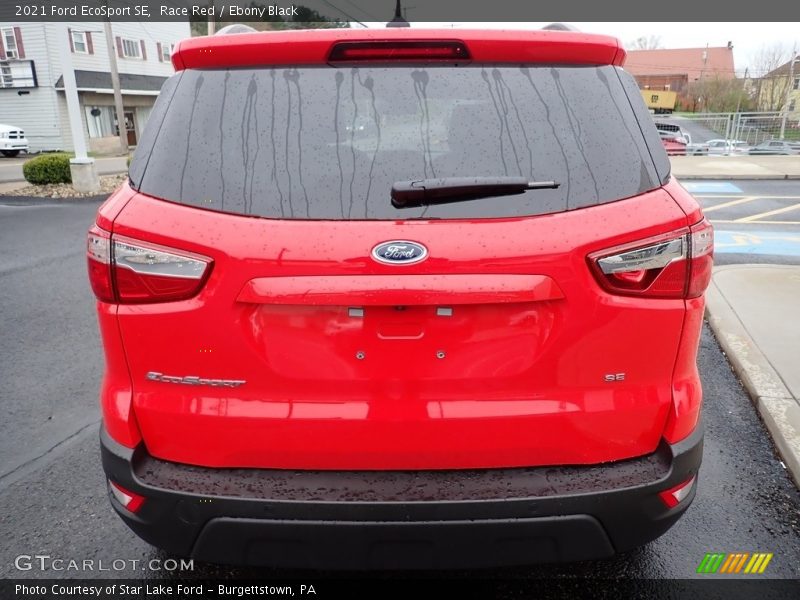 Race Red / Ebony Black 2021 Ford EcoSport SE