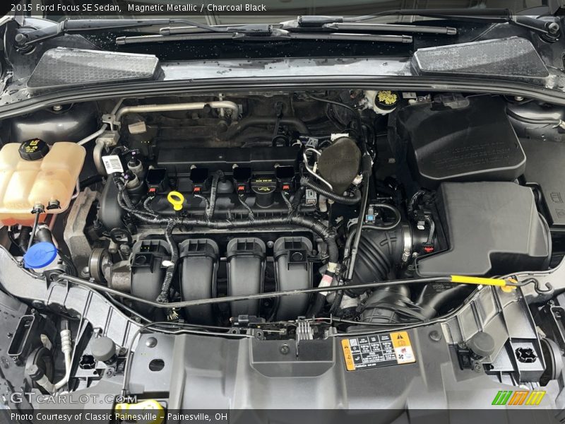 Magnetic Metallic / Charcoal Black 2015 Ford Focus SE Sedan