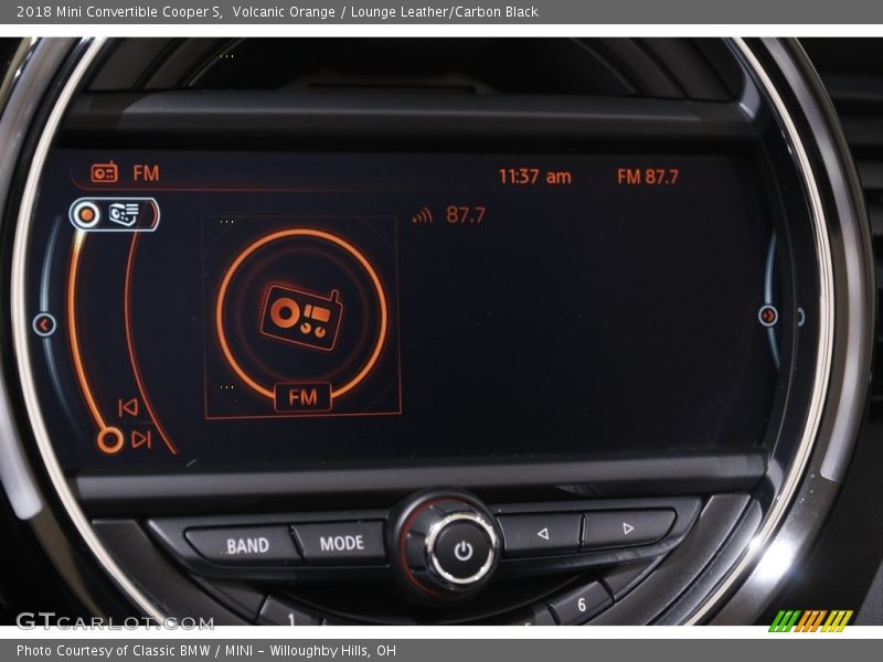Volcanic Orange / Lounge Leather/Carbon Black 2018 Mini Convertible Cooper S