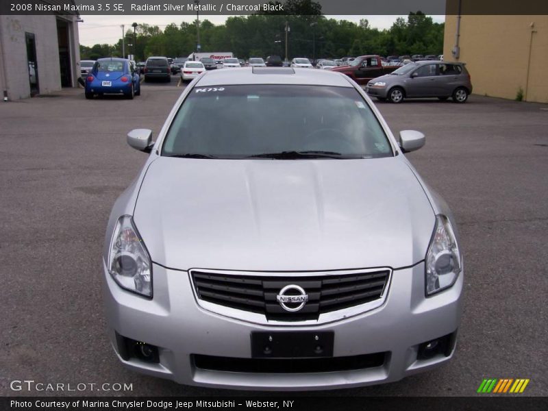 Radiant Silver Metallic / Charcoal Black 2008 Nissan Maxima 3.5 SE