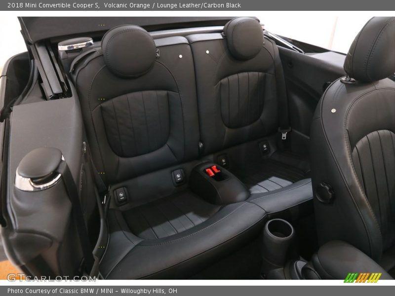 Rear Seat of 2018 Convertible Cooper S