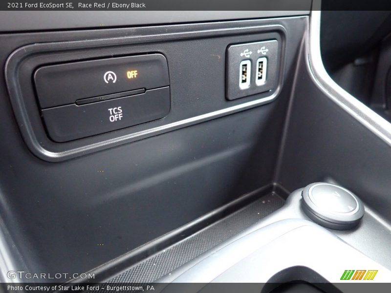 Race Red / Ebony Black 2021 Ford EcoSport SE