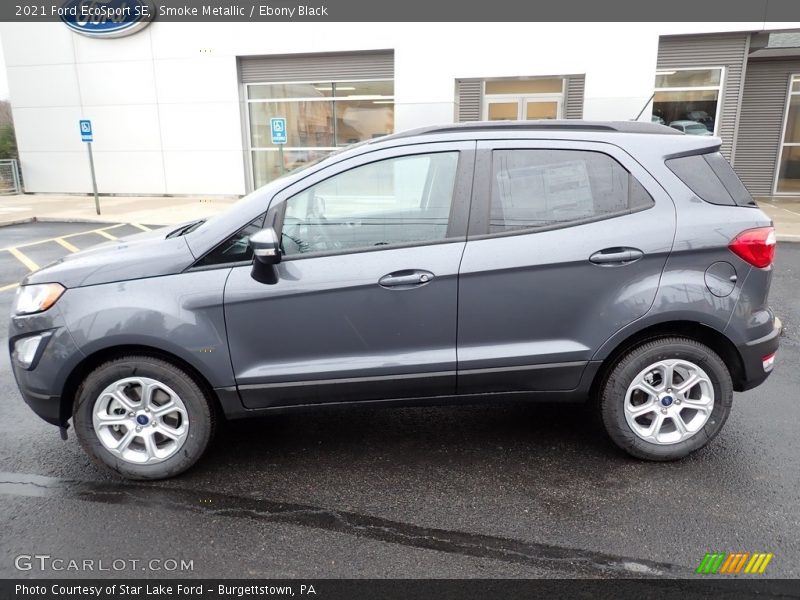 Smoke Metallic / Ebony Black 2021 Ford EcoSport SE