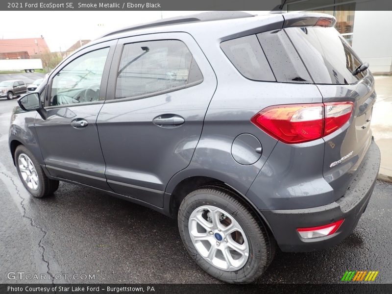 Smoke Metallic / Ebony Black 2021 Ford EcoSport SE