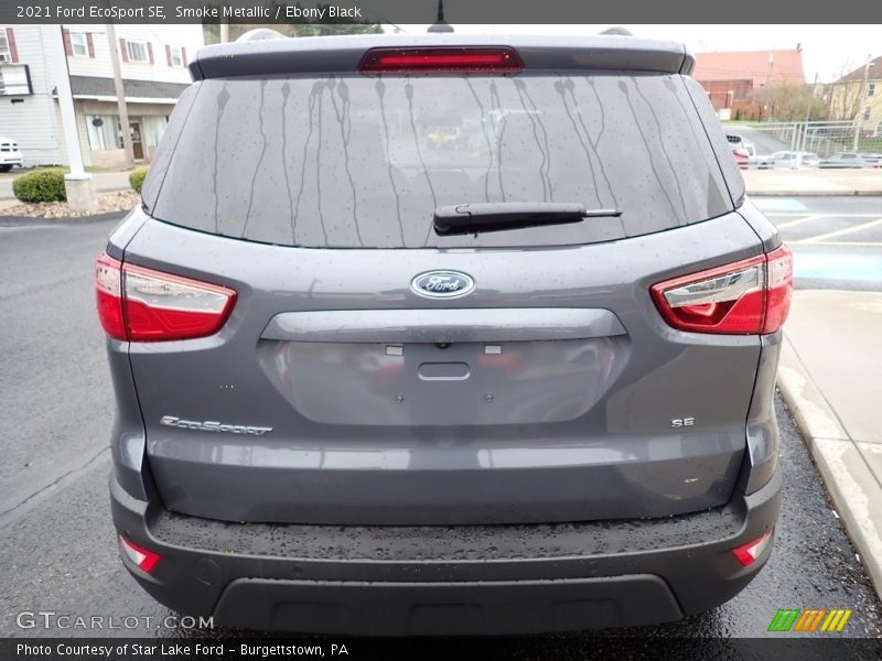 Smoke Metallic / Ebony Black 2021 Ford EcoSport SE