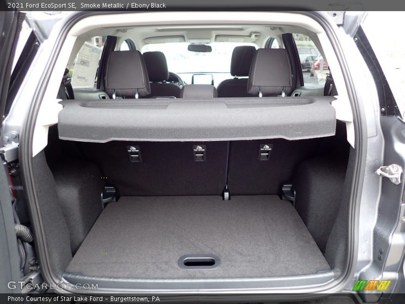 Smoke Metallic / Ebony Black 2021 Ford EcoSport SE