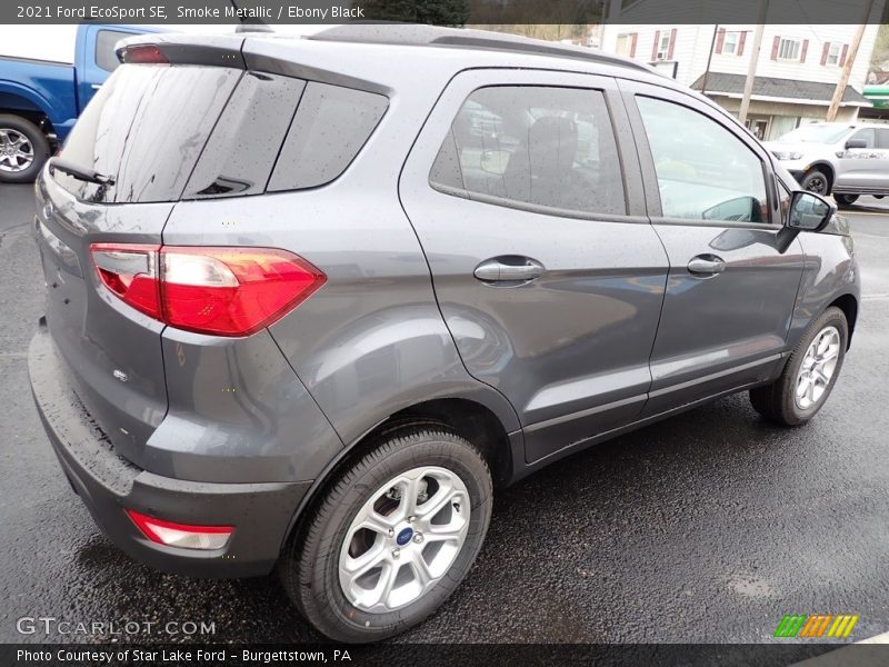 Smoke Metallic / Ebony Black 2021 Ford EcoSport SE