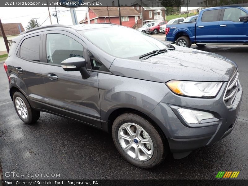 Smoke Metallic / Ebony Black 2021 Ford EcoSport SE