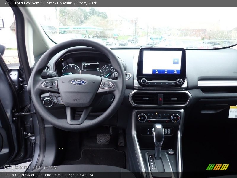 Smoke Metallic / Ebony Black 2021 Ford EcoSport SE