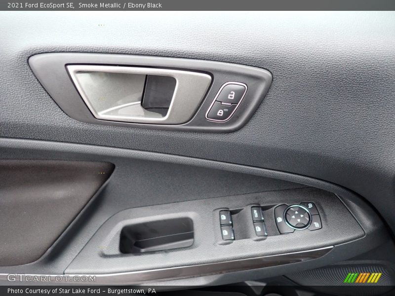 Smoke Metallic / Ebony Black 2021 Ford EcoSport SE