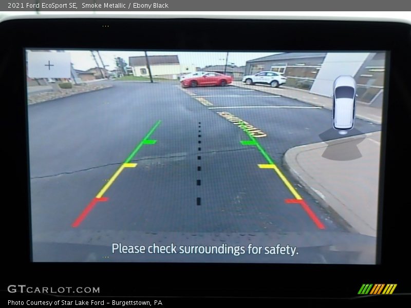 Smoke Metallic / Ebony Black 2021 Ford EcoSport SE