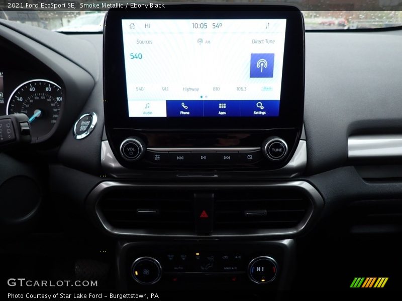 Smoke Metallic / Ebony Black 2021 Ford EcoSport SE