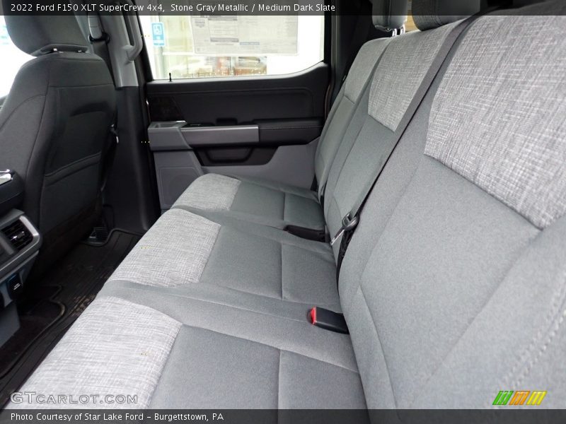 Rear Seat of 2022 F150 XLT SuperCrew 4x4