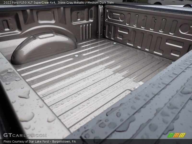 Stone Gray Metallic / Medium Dark Slate 2022 Ford F150 XLT SuperCrew 4x4