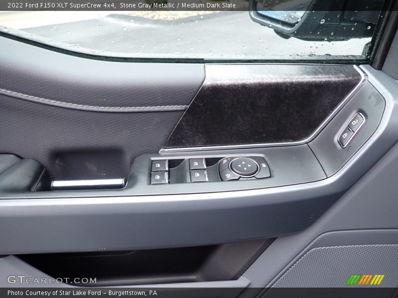 Stone Gray Metallic / Medium Dark Slate 2022 Ford F150 XLT SuperCrew 4x4