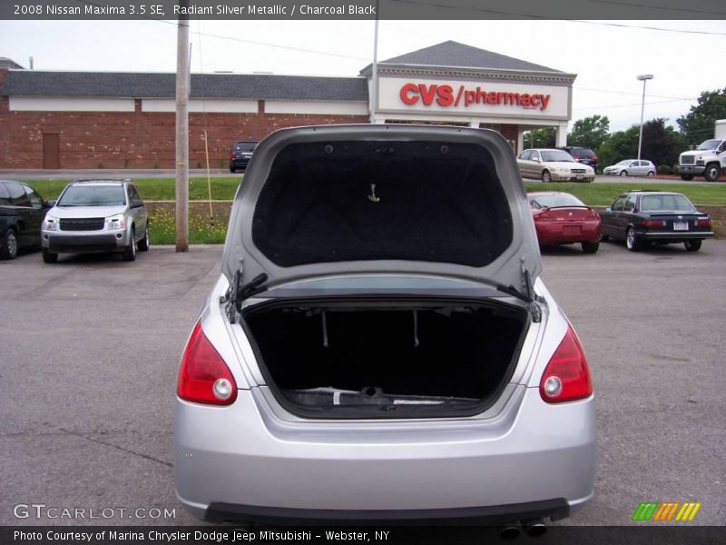 Radiant Silver Metallic / Charcoal Black 2008 Nissan Maxima 3.5 SE