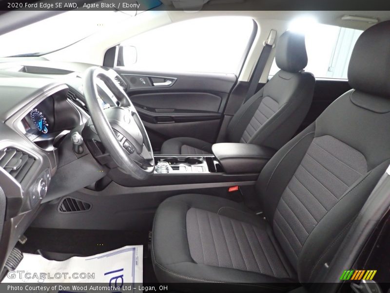Agate Black / Ebony 2020 Ford Edge SE AWD