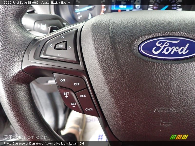 Agate Black / Ebony 2020 Ford Edge SE AWD