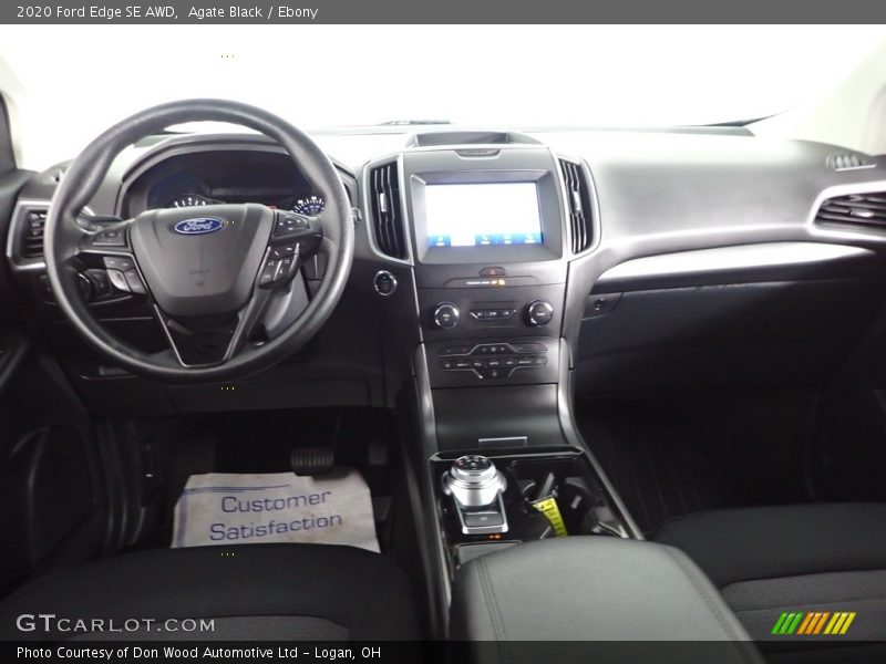 Agate Black / Ebony 2020 Ford Edge SE AWD