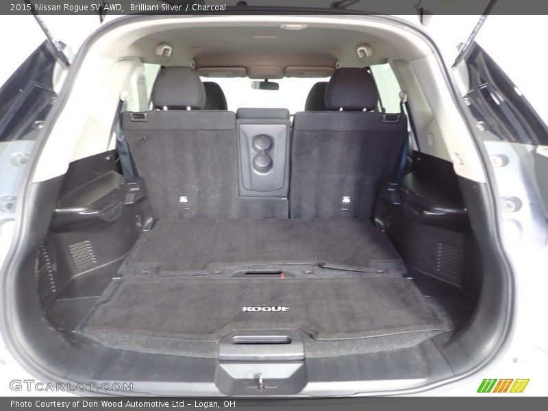 Brilliant Silver / Charcoal 2015 Nissan Rogue SV AWD