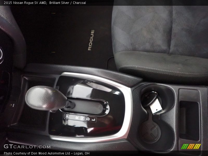 Brilliant Silver / Charcoal 2015 Nissan Rogue SV AWD