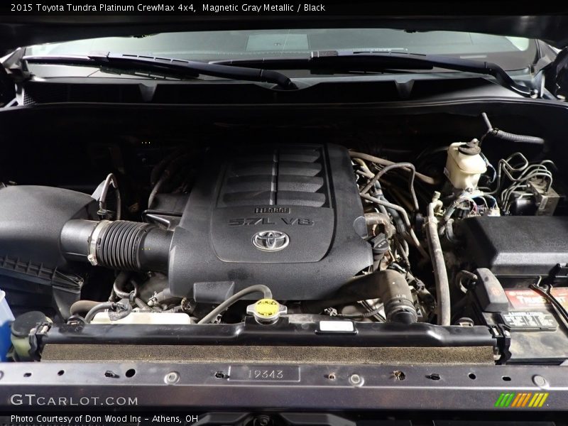 Magnetic Gray Metallic / Black 2015 Toyota Tundra Platinum CrewMax 4x4