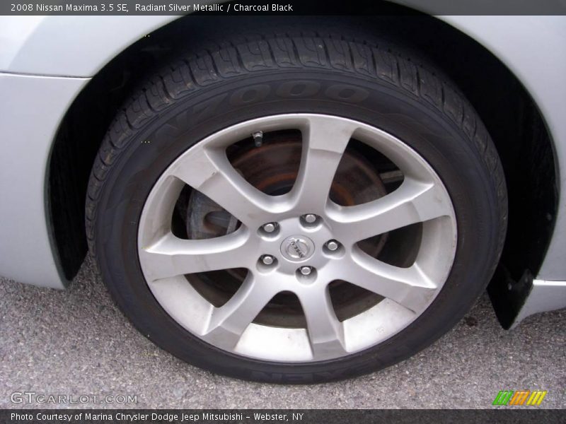 Radiant Silver Metallic / Charcoal Black 2008 Nissan Maxima 3.5 SE