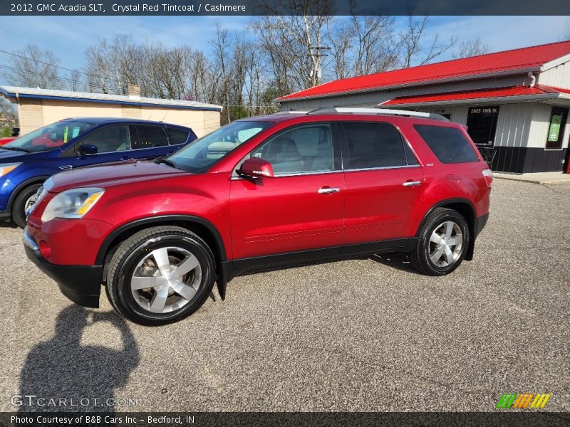 Crystal Red Tintcoat / Cashmere 2012 GMC Acadia SLT