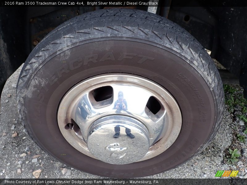 Bright Silver Metallic / Diesel Gray/Black 2016 Ram 3500 Tradesman Crew Cab 4x4