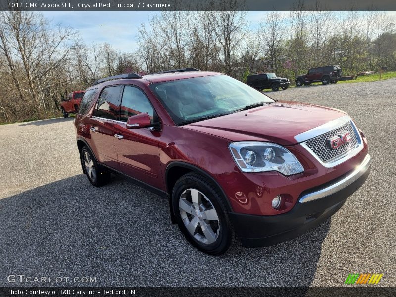Crystal Red Tintcoat / Cashmere 2012 GMC Acadia SLT