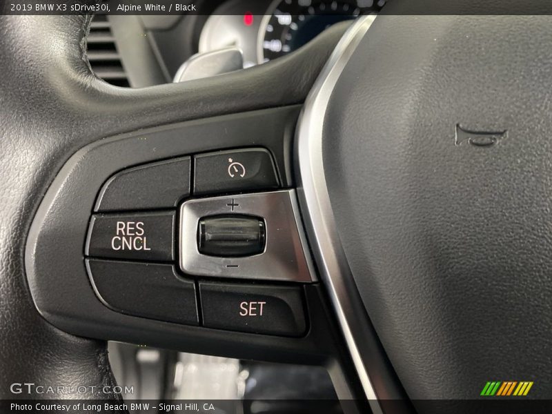Alpine White / Black 2019 BMW X3 sDrive30i