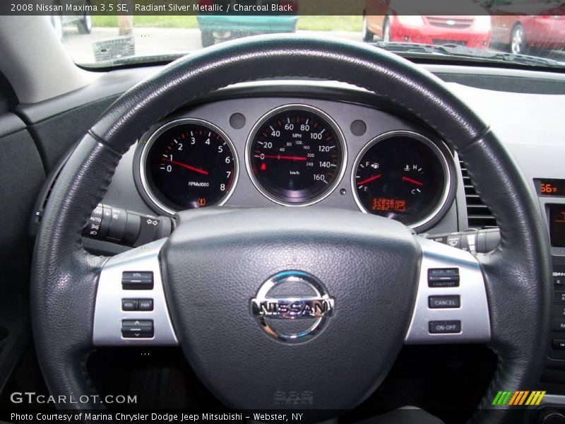 Radiant Silver Metallic / Charcoal Black 2008 Nissan Maxima 3.5 SE