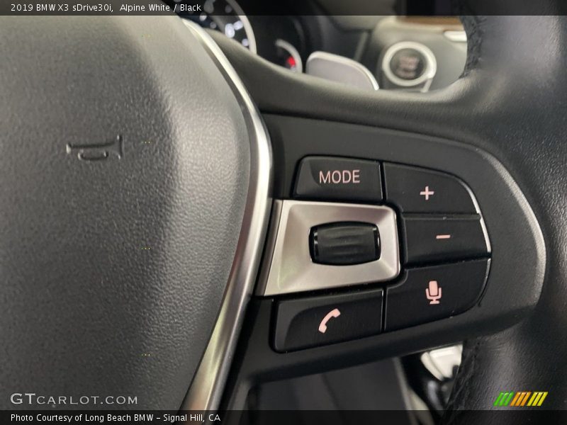 Alpine White / Black 2019 BMW X3 sDrive30i