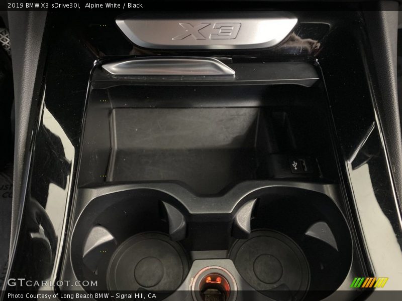 Alpine White / Black 2019 BMW X3 sDrive30i