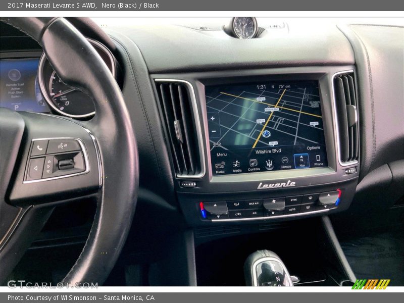 Nero (Black) / Black 2017 Maserati Levante S AWD
