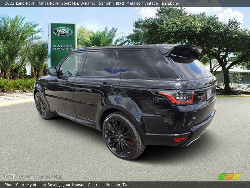Santorini Black Metallic / Vintage Tan/Ebony 2022 Land Rover Range Rover Sport HSE Dynamic