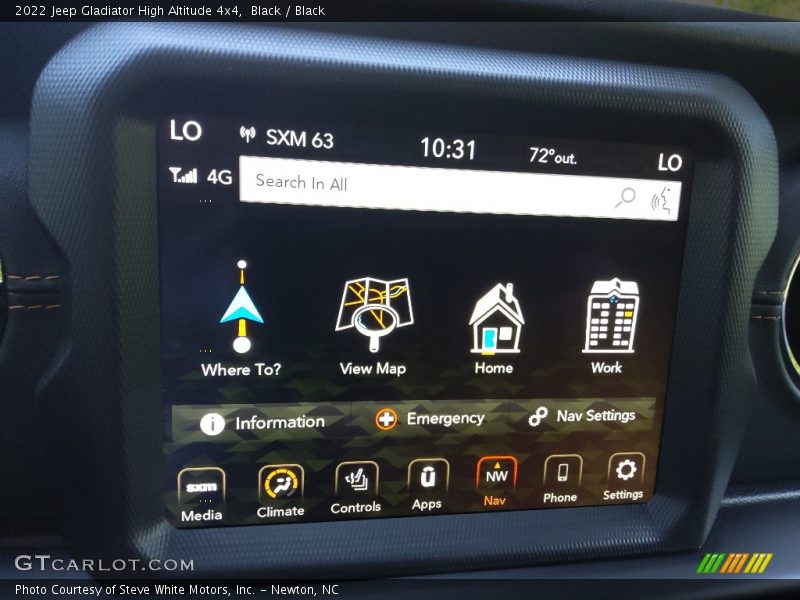 Black / Black 2022 Jeep Gladiator High Altitude 4x4