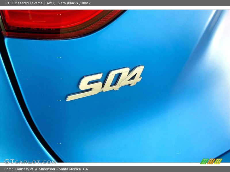 Nero (Black) / Black 2017 Maserati Levante S AWD