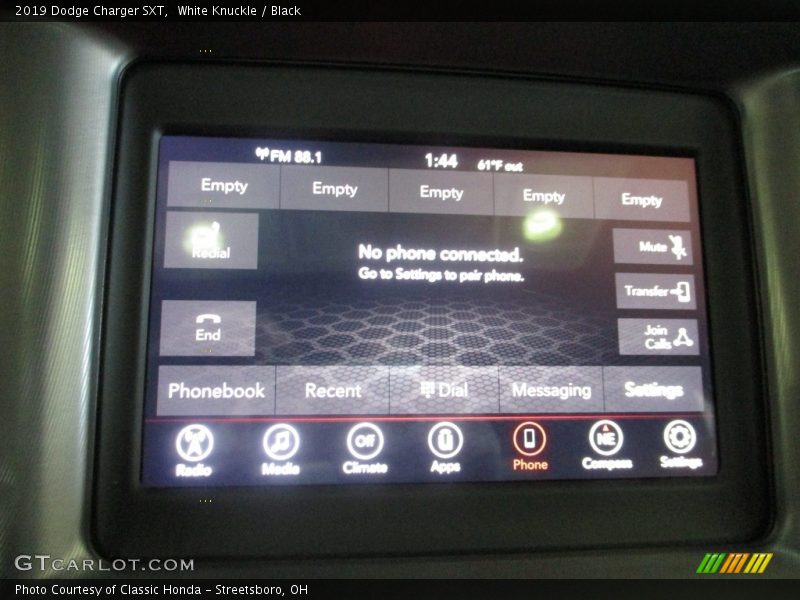 White Knuckle / Black 2019 Dodge Charger SXT