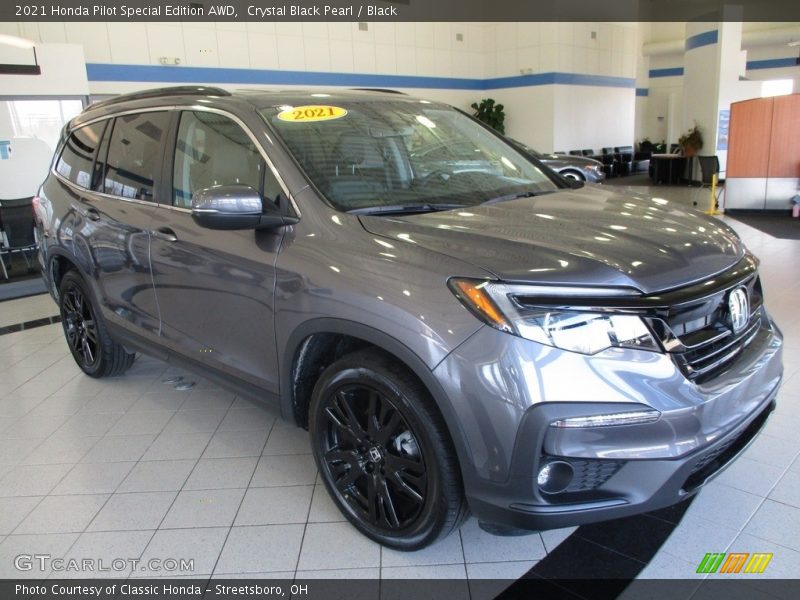 Crystal Black Pearl / Black 2021 Honda Pilot Special Edition AWD