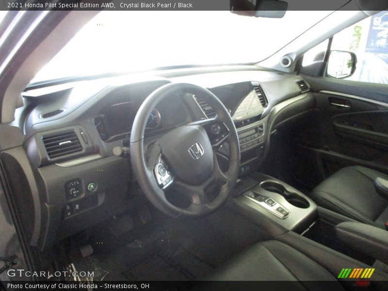 Crystal Black Pearl / Black 2021 Honda Pilot Special Edition AWD