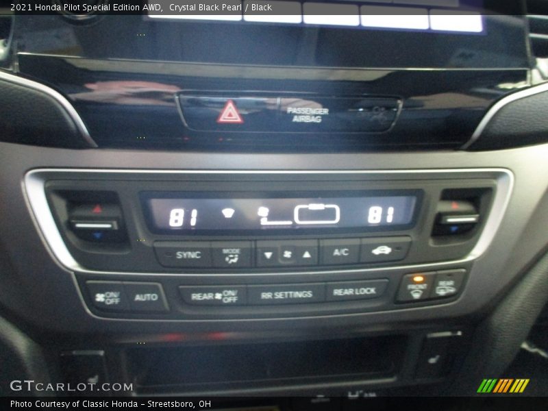 Crystal Black Pearl / Black 2021 Honda Pilot Special Edition AWD
