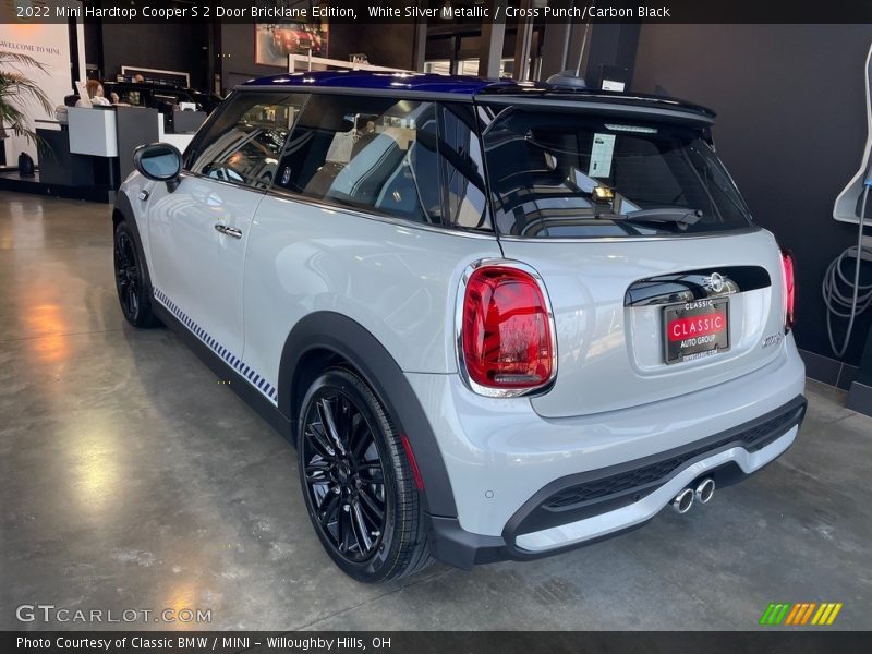 White Silver Metallic / Cross Punch/Carbon Black 2022 Mini Hardtop Cooper S 2 Door Bricklane Edition