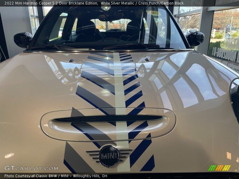 White Silver Metallic / Cross Punch/Carbon Black 2022 Mini Hardtop Cooper S 2 Door Bricklane Edition