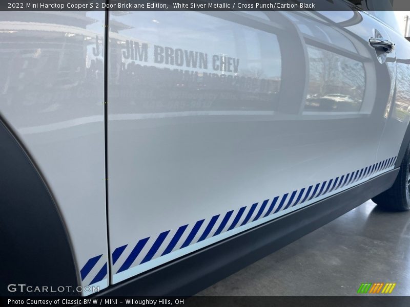 White Silver Metallic / Cross Punch/Carbon Black 2022 Mini Hardtop Cooper S 2 Door Bricklane Edition